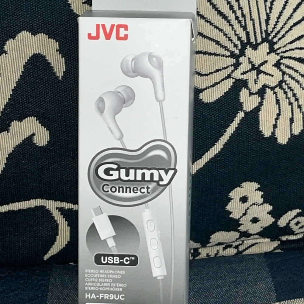 JVC Gumy Connect USB-C Earbuds - White